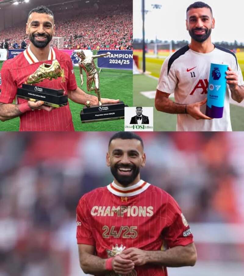 Salah là cầu thủ đầu tiên trong lịch sử giải đấu cùng lúc giành Golden Boot, Playmaker và Player of the Season trong một mùa giải