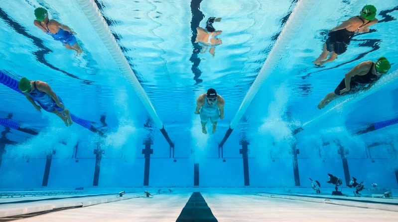Các nội dung bơi Olympic được tính theo số lượt bơi trên hồ dài 50 mét. 