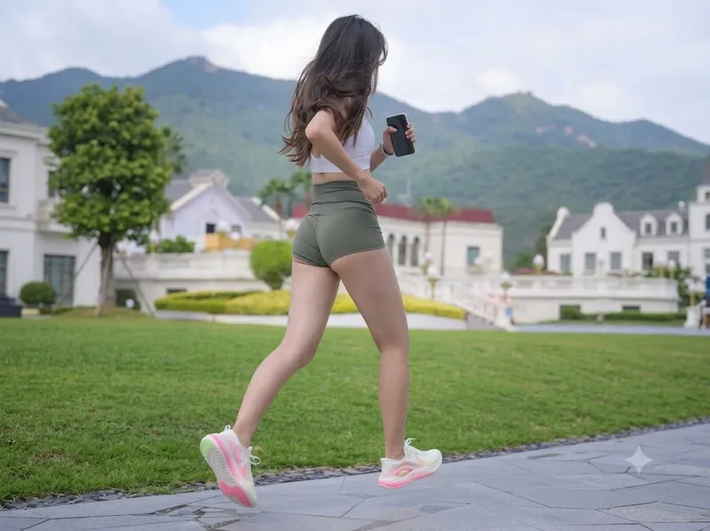Đi bộ nhanh giúp vận động toàn thân và hỗ trợ duy trì sức khỏe xương khớp.